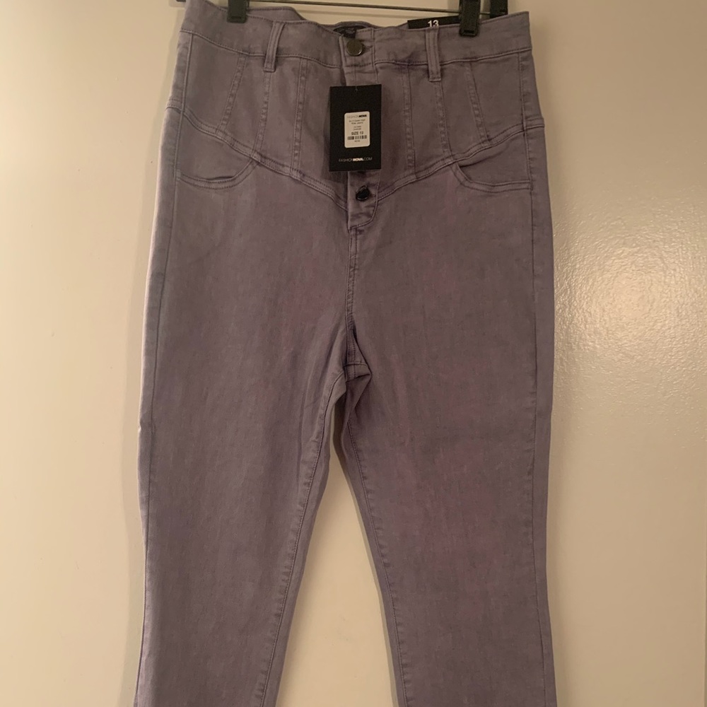 Plus size High waist jeans